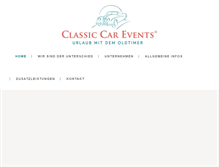 Tablet Screenshot of classic-car-events.de